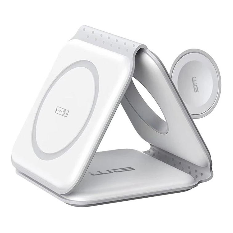 Winner Group - Brezžični zložljiv 3 v 1 polnilec MAXFLEX 22,5W, bel