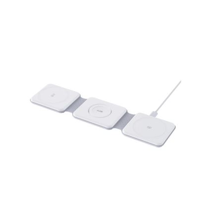 Winner Group - Brezžični zložljiv 3 v 1 polnilec MAXFLEX 22,5W, bel