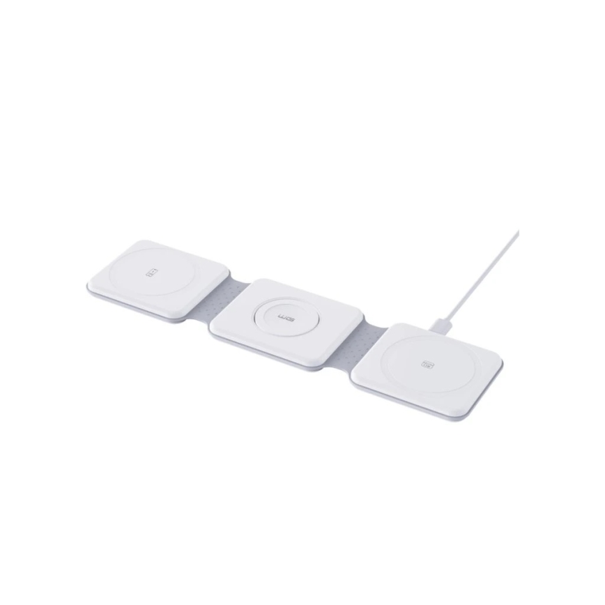 Winner Group - Brezžični zložljiv 3 v 1 polnilec MAXFLEX 22,5W, bel