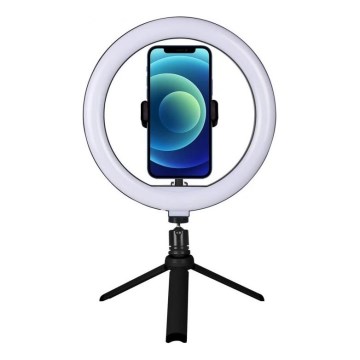 Winner Group - LED namizna svetilka s stojalom in držalom za snemanje vlog, z možnostjo zatemnitve, LED/10W/5V