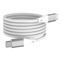 Winner Group - Magnetni USB kabel USB-C / USB-C 60W 1m bela