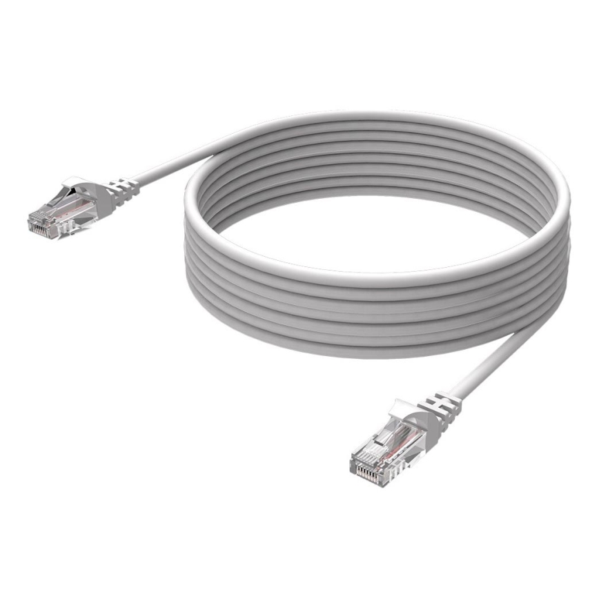 Winner Group - Network Ethernet kabel RJ45 / RJ45 CAT-6 5m bela