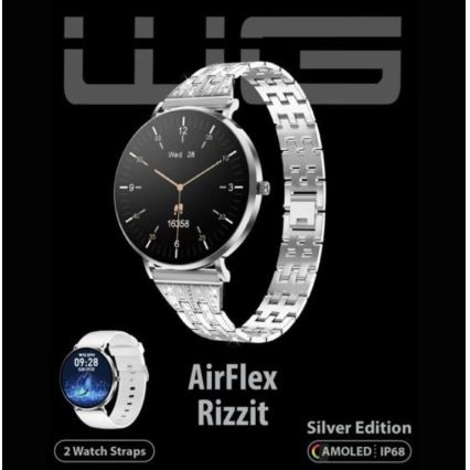 Winner Group - Pametna ura AirFlex3 Rizz It 200 mAh IP68 srebrna