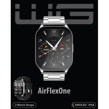 Winner Group - Pametna ura AirFlexOn 300 mAh IP68 srebrna