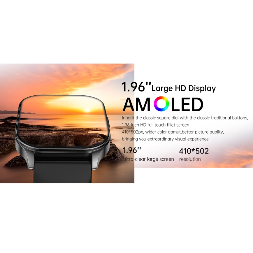 Winner Group - Pametna ura AirFlexOn 300 mAh IP68 srebrna