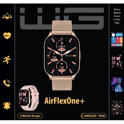 Winner Group - Pametna ura AirFlexOne+ 300 mAh IP68 zlata