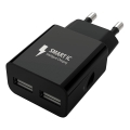 Winner Group - Polnilni adapter 2xUSB-A 12W črna