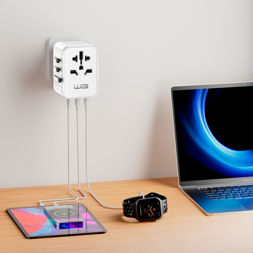 Winner Group - Potovalni adapter za hitro polnjenje Power Delivery 20W, bel