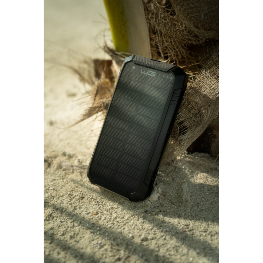 Winner Group - Power Bank z brezžičnim polnilnikom in solarni panel 20000 mAh 20W PD