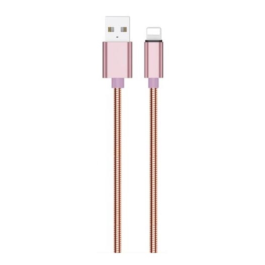 Winner Group - USB kabel Lightning / USB-A 1m roza