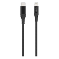 Winner Group - USB kabel MFI Lightning / USB-C 1 m črne