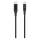 Winner Group - USB kabel MFI Lightning / USB-C 1m črna