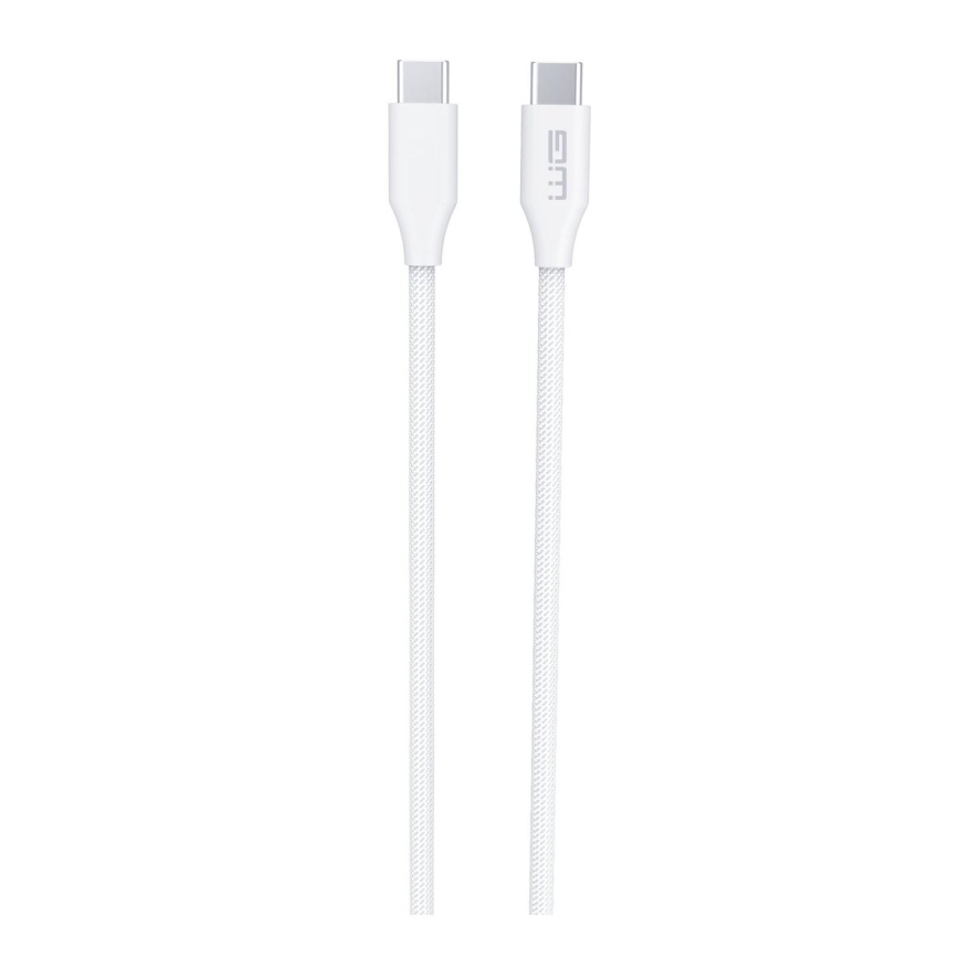 Winner Group - USB kabel USB-C / USB-C 120W 1,5m bela