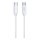 Winner Group - USB kabel USB-C / USB-C 60W 1m bela