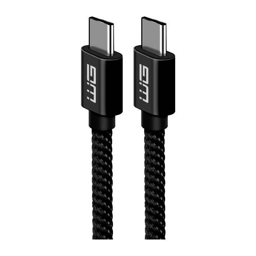 Winner Group - USB kabel USB-C / USB-C 60W 1m črna