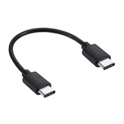 Winner Group - USB kabel USB-C / USB-C 60W 20cm črna