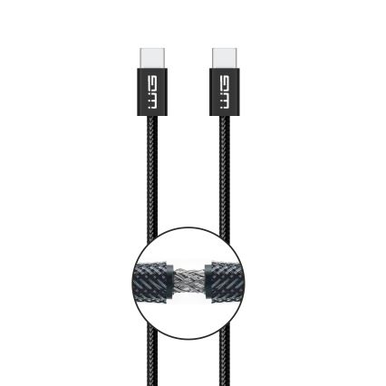 Winner Group - USB kabel USB-C / USB-C 60W 3m črna