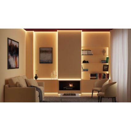 WiZ - LED RGB zatemljiv trak 10m LED/12W/230V Wi-Fi