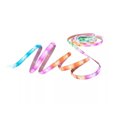 WiZ - LED RGBIC zatemljiv trak 4m LED/10,2W/5V 2700-6500K Wi-Fi