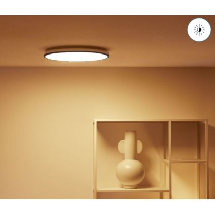 WiZ - LED RGBW Pametna stropna svetilka RUNE LED/21W/230V 2200-6500K Wi-Fi črna