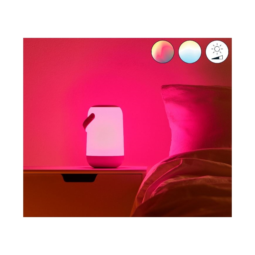 WiZ - LED RGBW Zatemnitvena prenosna svetilka MOBILE LED/13,5W/5V 2200-6500K Wi-Fi