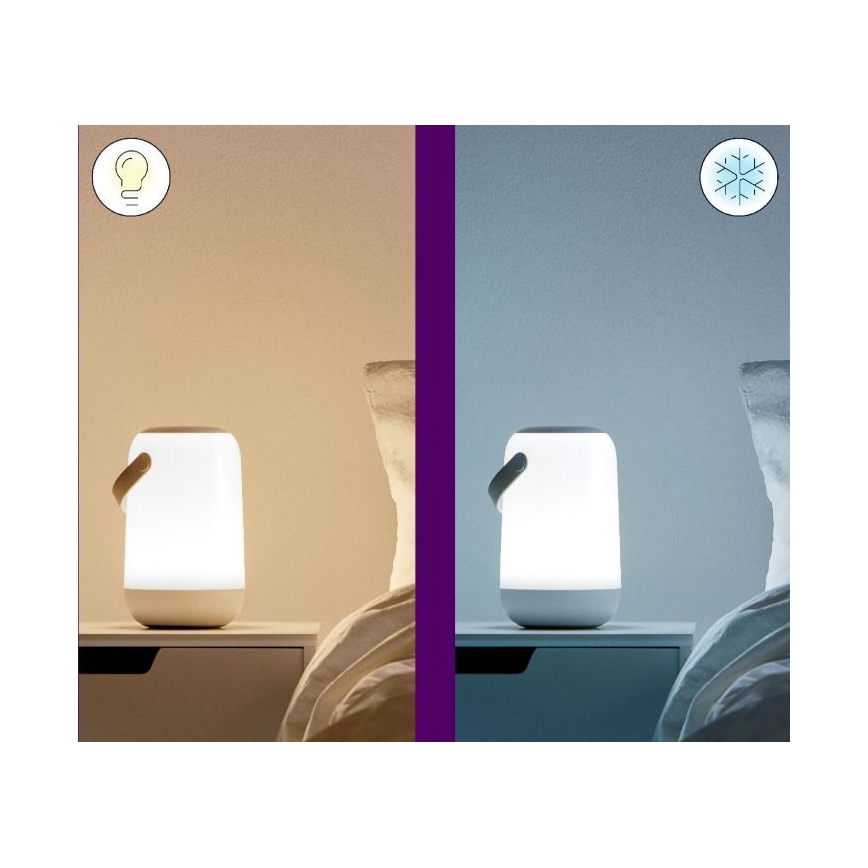WiZ - LED RGBW Zatemnitvena prenosna svetilka MOBILE LED/13,5W/5V 2200-6500K Wi-Fi