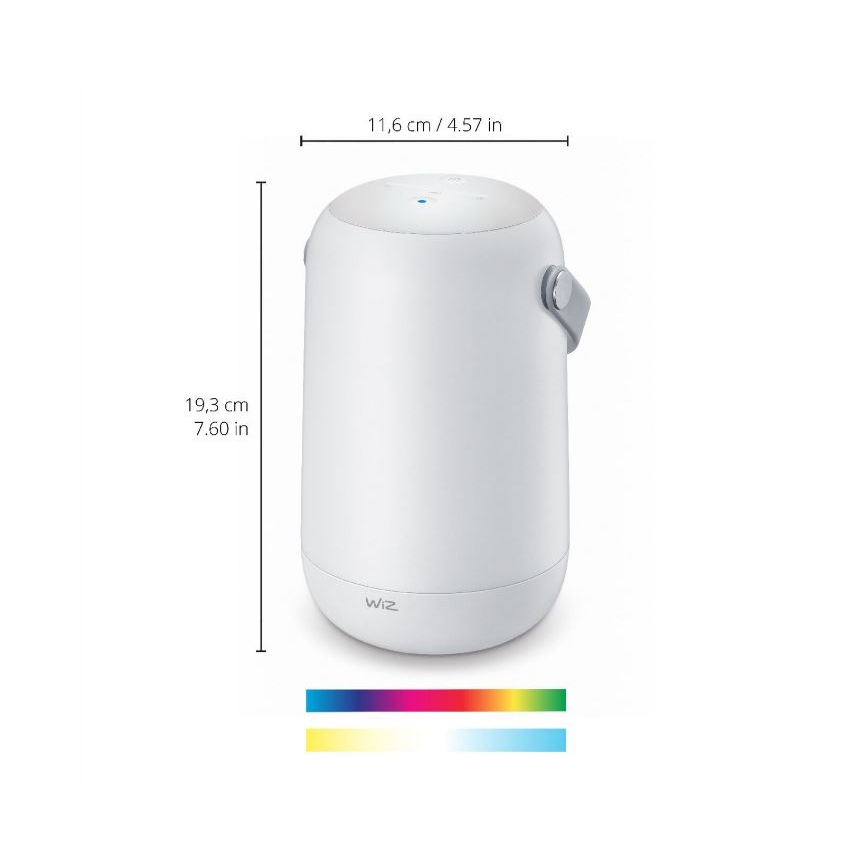 WiZ - LED RGBW Zatemnitvena prenosna svetilka MOBILE LED/13,5W/5V 2200-6500K Wi-Fi