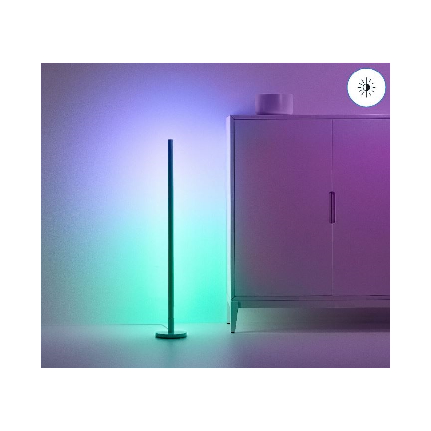 WiZ - LED RGBW Zatemnitvena talna svetilka POLE LED/13W/230V 2200-6500K Wi-Fi