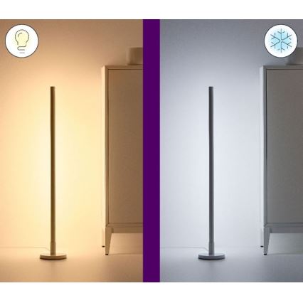 WiZ - LED RGBW Zatemnitvena talna svetilka POLE LED/13W/230V 2200-6500K Wi-Fi