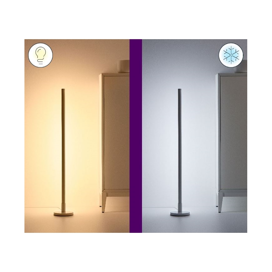 WiZ - LED RGBW Zatemnitvena talna svetilka POLE LED/13W/230V 2200-6500K Wi-Fi