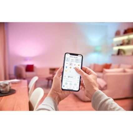 WiZ - LED RGBW Zatemnitvena talna svetilka POLE LED/13W/230V 2200-6500K Wi-Fi