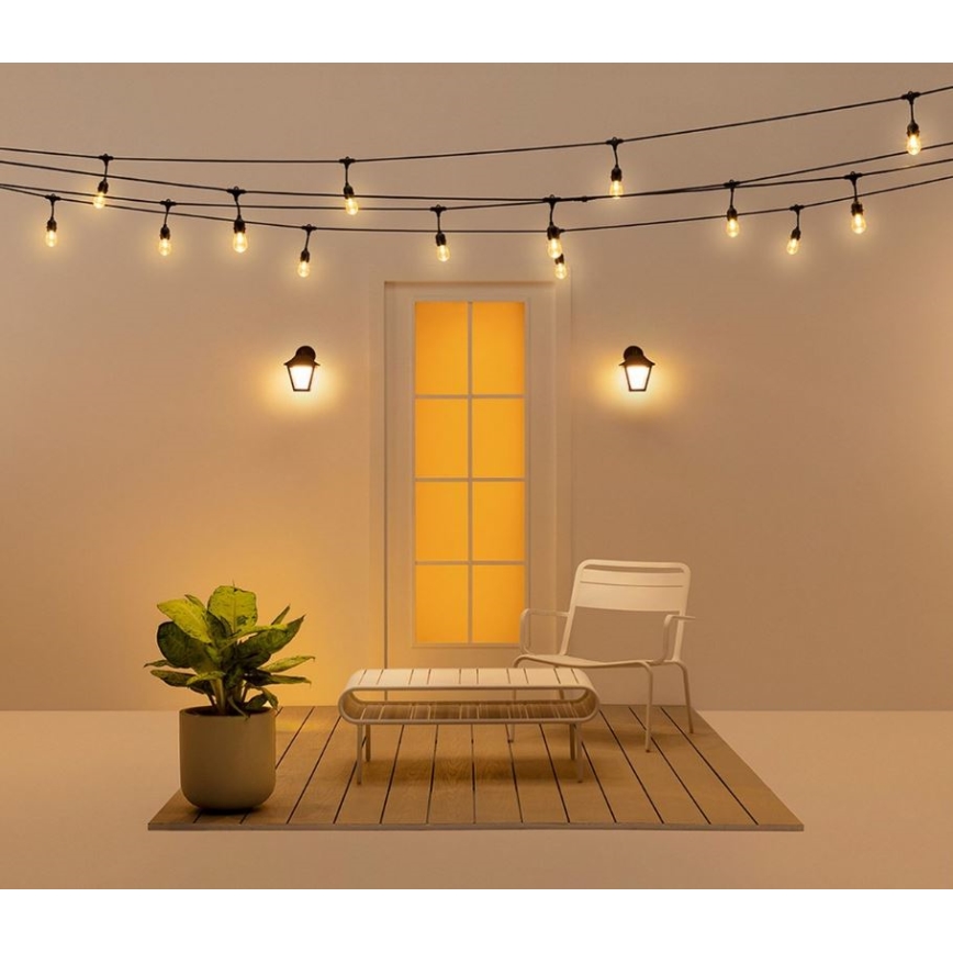 WiZ - LED RGBW Zatemnitvena zunanja stenska svetilka LED/9,5W/230V 2700-5000K IP44 Wi-Fi