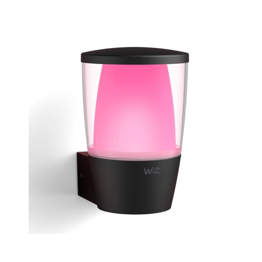 WiZ - LED RGBW Zatemnitvena zunanja stenska svetilka ELPAS LED/8,5W/230V 2700–5000K IP44 Wi-Fi