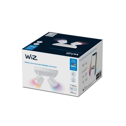 WiZ - LED RGBW Zatemnitveni reflektor IMAGEO 4xGU10/4,9W/230V 2200-6500K Wi-Fi CRI 90 bela
