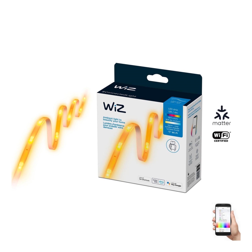 WiZ - LED RGBW Zatemnitveni trak 4m LED/13W/230V 2700-6500K Wi-Fi