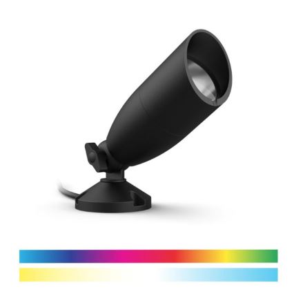 WiZ - LED RGBW Zatemnitveni zunanji reflektor SPOT LED/4W/12V 2700K-5000K IP65 Wi-Fi