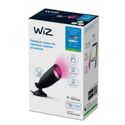 WiZ - LED RGBW Zatemnitveni zunanji reflektor SPOT LED/4W/12V 2700K-5000K IP65 Wi-Fi