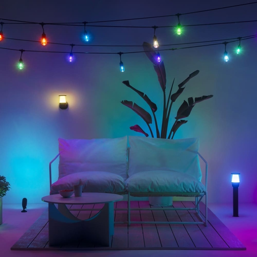 WiZ - Zatemnljiva zunanja LED svetilka RGBW ELPAS LED/4,8W/12/230V 2700-5000K IP65 Wi-Fi