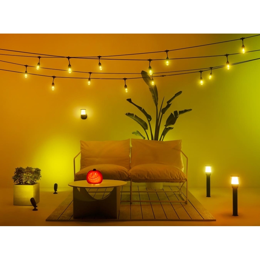 WiZ - Zatemnljiva zunanja LED svetilka RGBW ELPAS LED/4,8W/12/230V 2700-5000K IP65 Wi-Fi