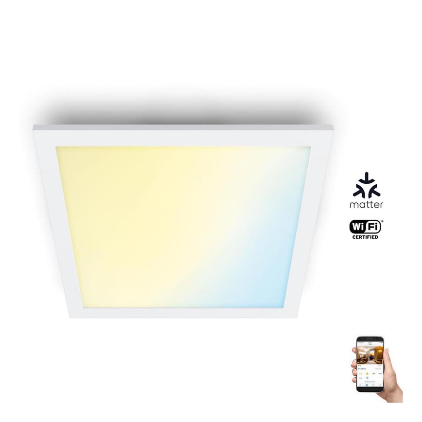 WiZ - LED Zatemnitvena stropna svetilka SUPERSLIM LED/12W/230V 2700-6500K Wi-Fi bela