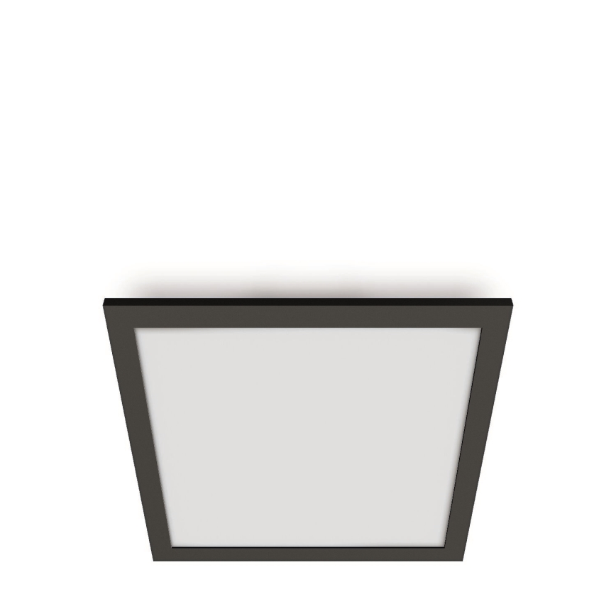 WiZ - LED Zatemnitvena stropna svetilka SUPERSLIM LED/12W/230V 2700-6500K Wi-Fi črna