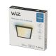 WiZ - LED Zatemnitvena stropna svetilka SUPERSLIM LED/12W/230V 2700-6500K Wi-Fi črna