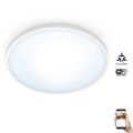 WiZ - LED Zatemnitvena stropna svetilka SUPERSLIM LED/14W/230V 2700-6500K Wi-Fi bela