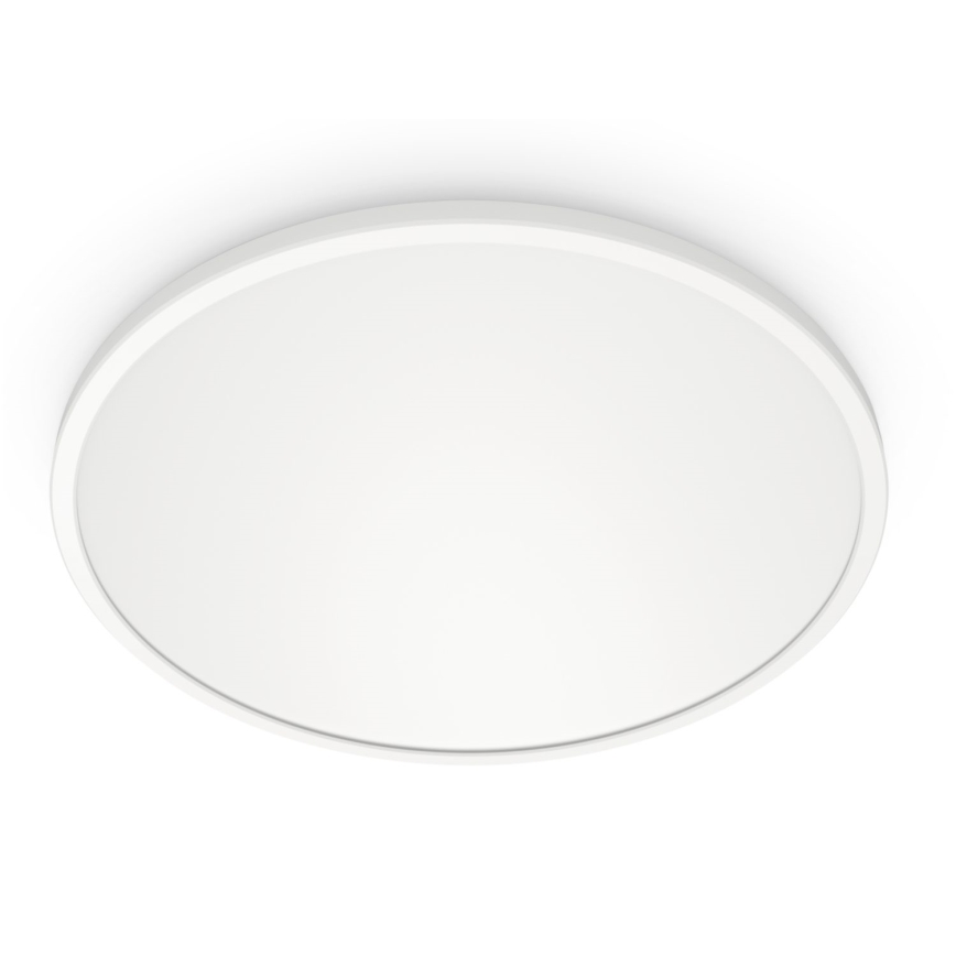WiZ - LED Zatemnitvena stropna svetilka SUPERSLIM LED/14W/230V 2700-6500K Wi-Fi bela