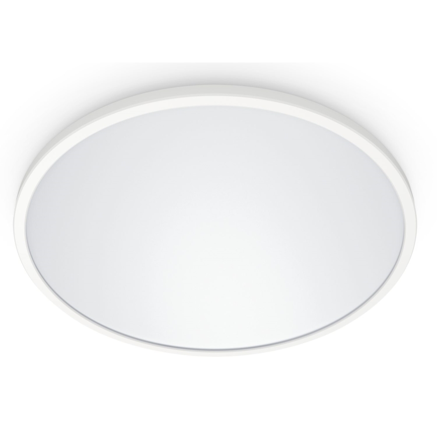 WiZ - LED Zatemnitvena stropna svetilka SUPERSLIM LED/22W/230V 2700-6500K Wi-Fi bela