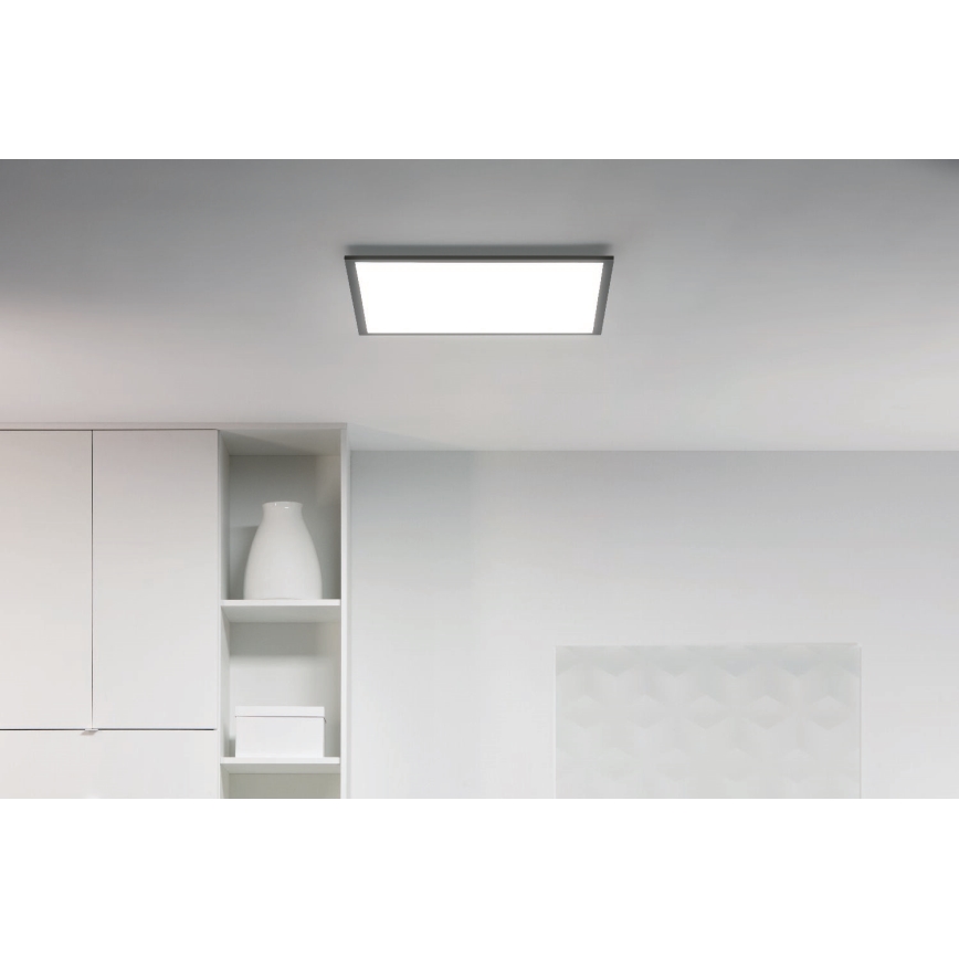 WiZ - LED Zatemnitvena stropna svetilka SUPERSLIM LED/36W/230V 2700-6500K Wi-Fi črna
