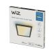 WiZ - LED Zatemnitvena stropna svetilka SUPERSLIM LED/36W/230V 2700-6500K Wi-Fi črna