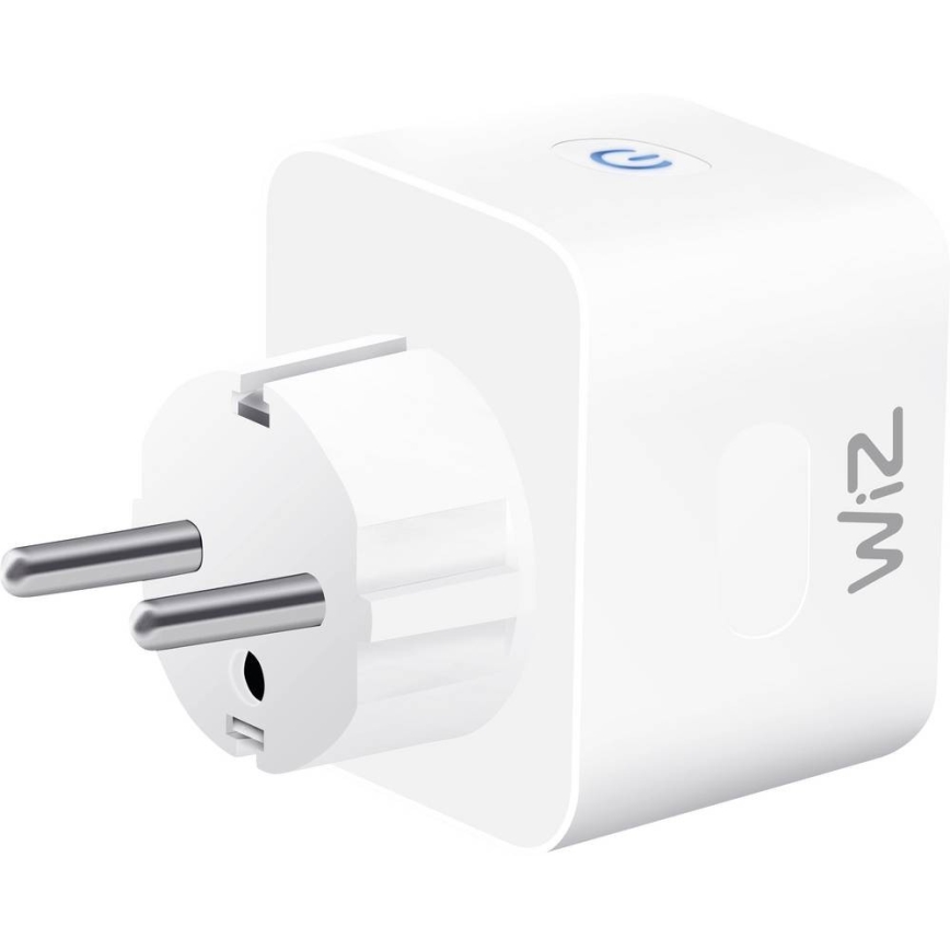 WiZ - Pametna vtičnica F 2300W + powermeter Wi-Fi SCHUKO