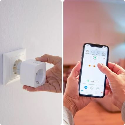 WiZ - Pametna vtičnica F 2300W Wi-Fi SCHUKO