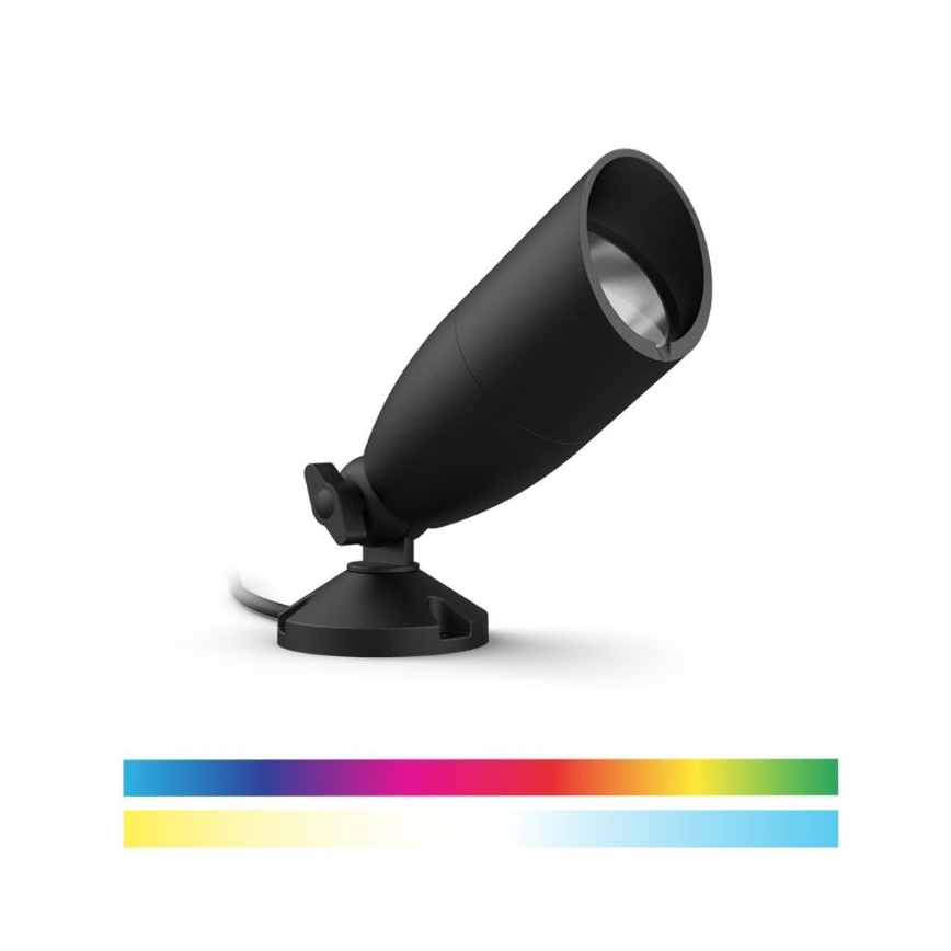 WiZ -SET 2x LED RGBW Zatemnitvena zunanja svetilka SPOT LED/10W/230V 2700-5000K IP65 Wi-Fi